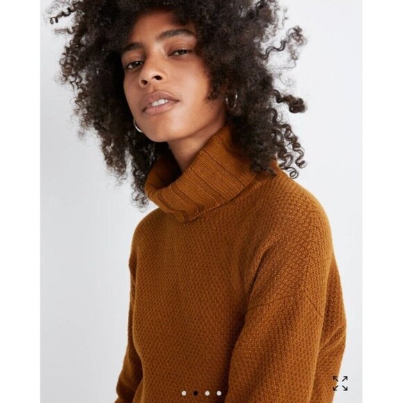 Madwell Foldover Turtleneck Sweater Dress Size XL - Picture 5 of 11